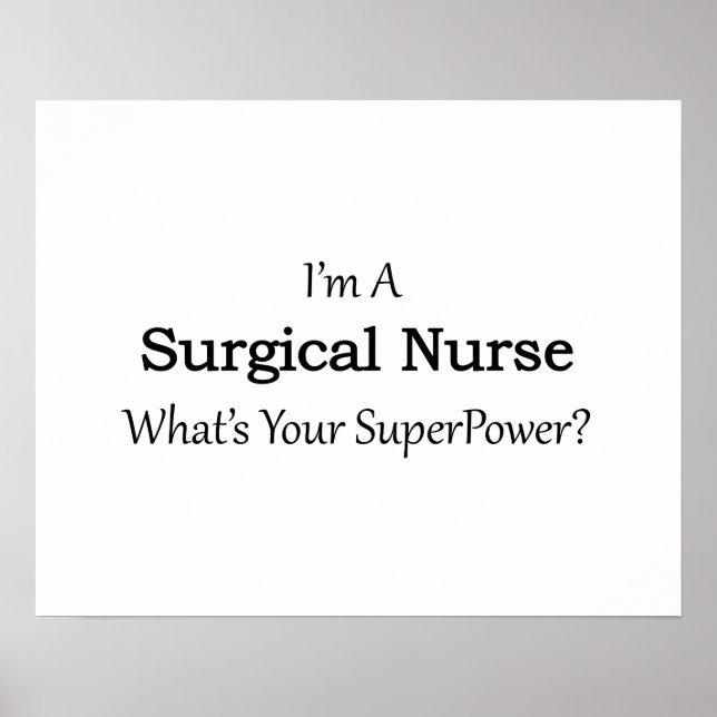 Surgical Nurse Poster (Front)