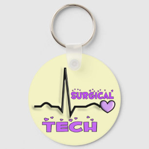 Surgical Tech Gifts  QRS Design Key Ring