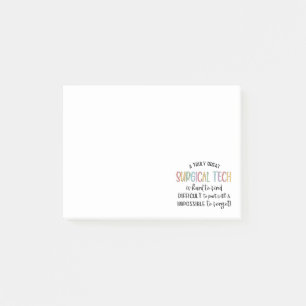 Surgical Tech Surgical Technologist OR Tech Post-it Notes