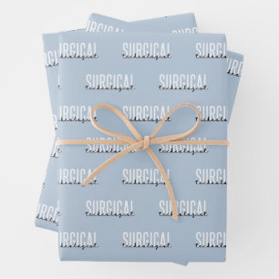 Surgical Technologist Med Surg Tech  Wrapping Paper Sheet