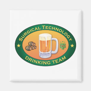 Surgical Technology Drinking Team Magnet