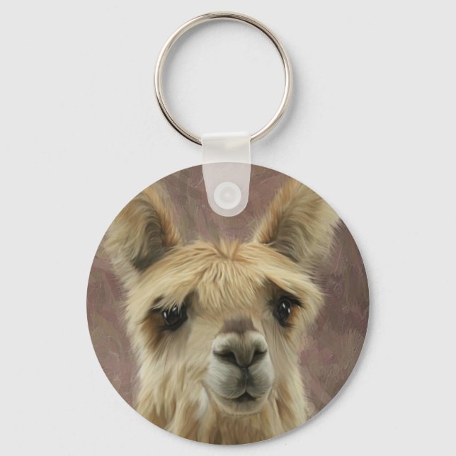 Suri Alpaca Key Ring (Front)
