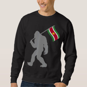 Surinam Flag On Suriname Flag Sweatshirt