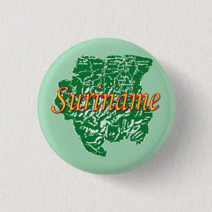 Suriname 3 Cm Round Badge