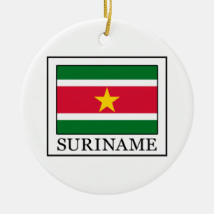 Suriname Ceramic Tree Decoration