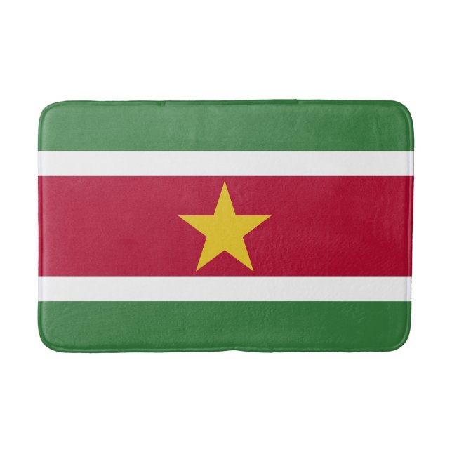 Suriname Flag Bath Mat (Front)