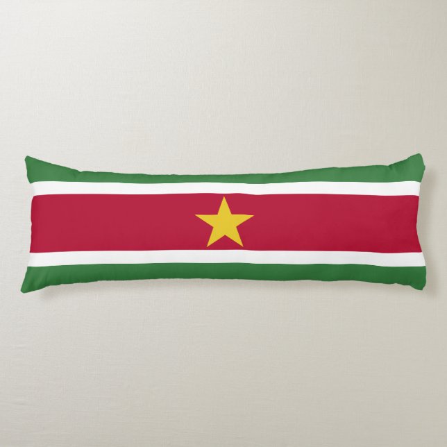 Suriname Flag Body Cushion (Front)