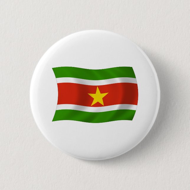 Suriname Flag Button (Front)