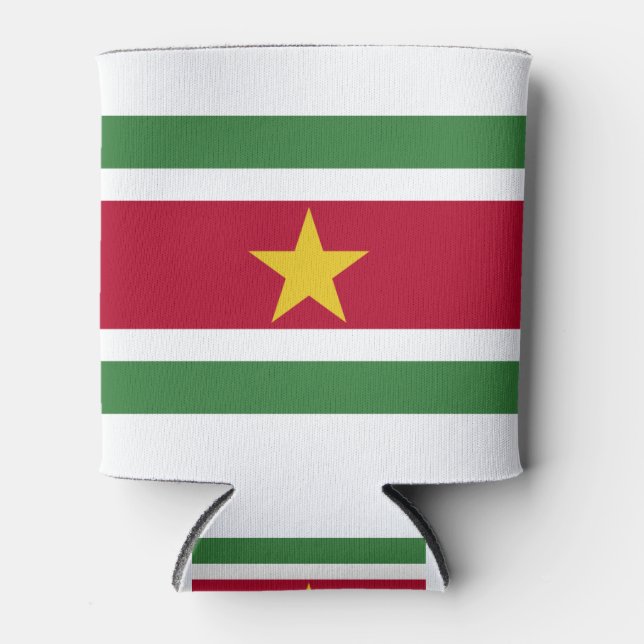 Suriname Flag Can Cooler (Front)