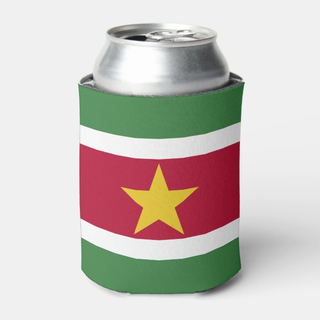 Suriname Flag Can Cooler (Can Front)