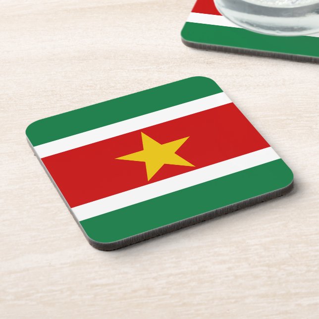 Suriname Flag  Coaster (Left Side)