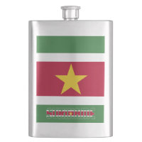 Suriname Flag Elegant Patriotic