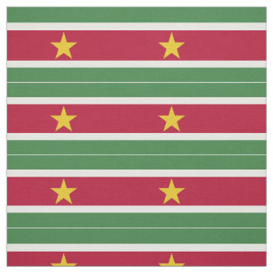 Suriname Flag Fabric