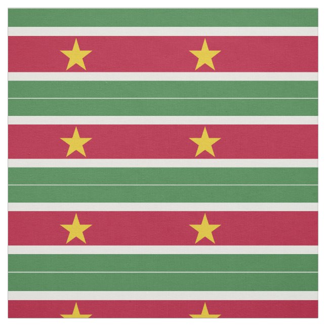 Suriname Flag Fabric (Swatch)