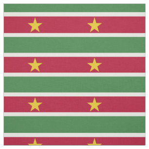 Suriname Flag Fabric