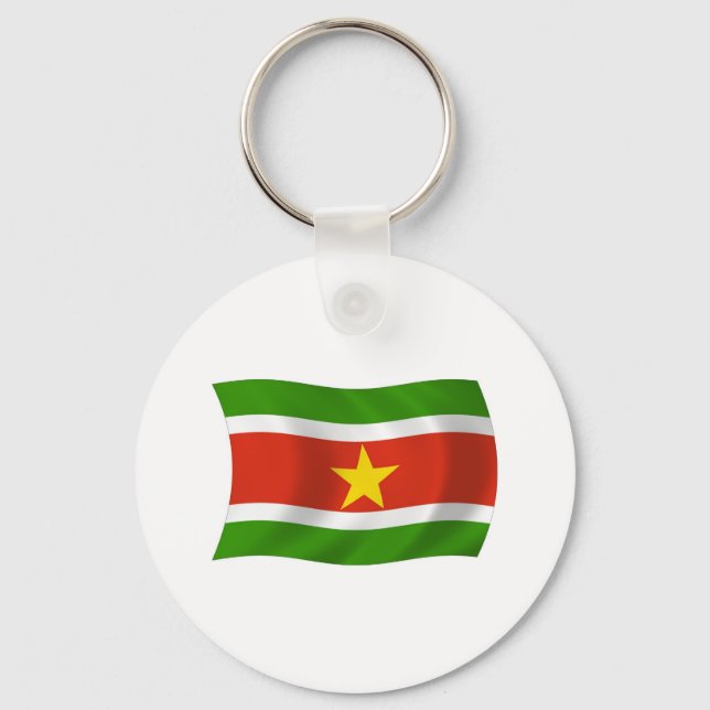 Suriname Flag Keychain (Front)