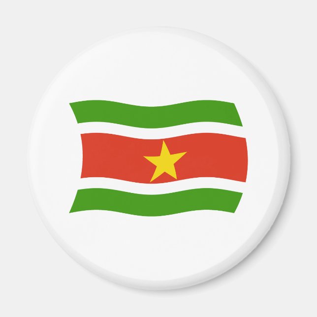 Suriname Flag Magnet (Front)