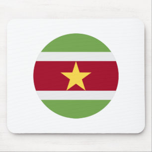 Suriname Flag Mouse Pad