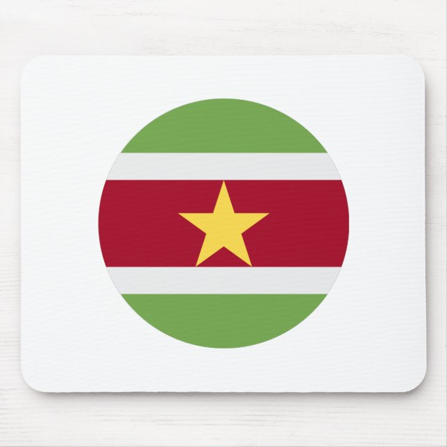 Suriname Flag Mouse Pad (Front)