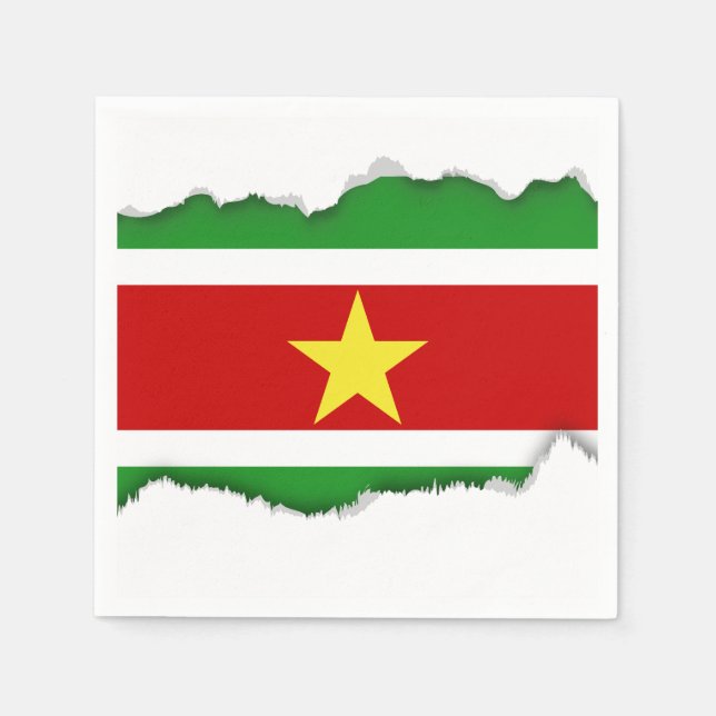 Suriname Flag | Napkin (Front)
