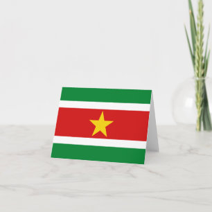 Suriname Flag Notecard