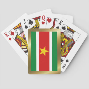 Suriname Flag Playing Cards