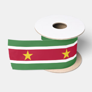 Suriname Flag Satin Ribbon