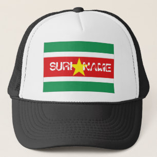 Suriname flag souvenir hat