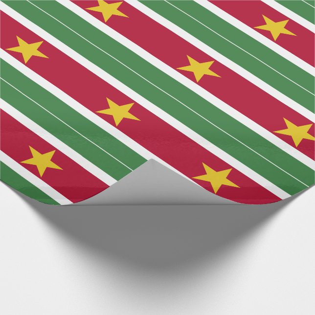 Suriname Flag Wrapping Paper (Corner)