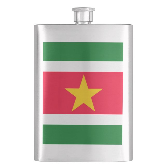 Suriname Hip Flask (Front)