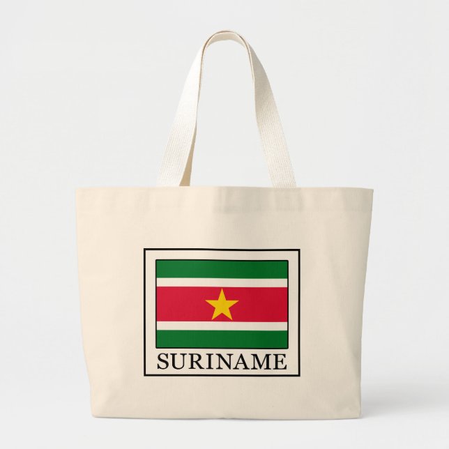 Suriname Large Tote Bag (Front)