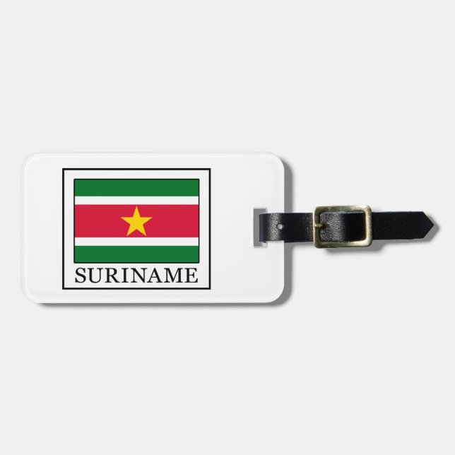 Suriname Luggage Tag (Front Horizontal)