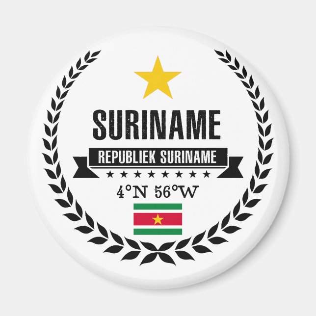 Suriname Magnet (Front)