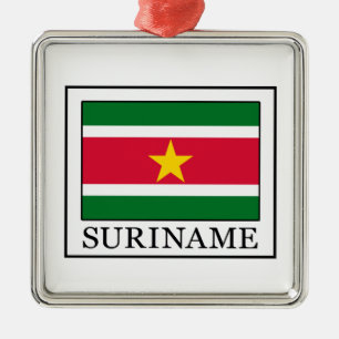 Suriname Metal Tree Decoration