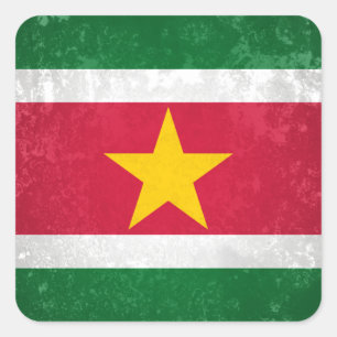 Suriname Square Sticker
