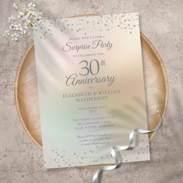 Surprise 30th Wedding Anniversary Party Invitation (Creator Uploaded)