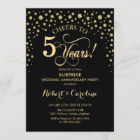 Surprise 5th Anniversary Celebration - Black Gold
