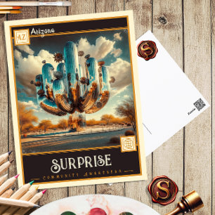 Surprise, Arizona Vintage Postcard