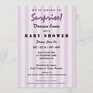 Surprise Baby Shower Gender Neutral Invitation