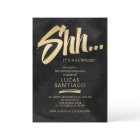 Surprise Birthday Black Gold