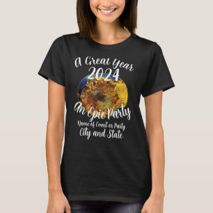 Surprise Birthday Festival Block 2024 Party T-Shirt