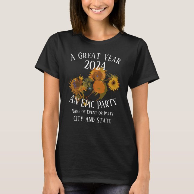 Surprise Birthday Festival Block 2024 Party T-Shirt (Front)