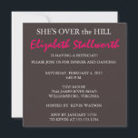 Surprise Birthday FORTY - Over the Hill Invitation<br><div class="desc">PLEASE CONTACT ME IF YOU NEED HELP WITH THIS TEMPLATE! Hi There! Thanks for visiting Donna Gotlib Designs and seeing all that we have to offer. I know that you have choices when you are shopping and would like you to know that I appreciate your business.Check out some other items...</div>