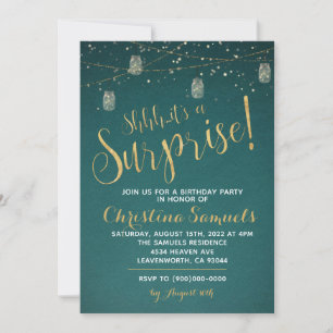 Surprise Birthday Invitation