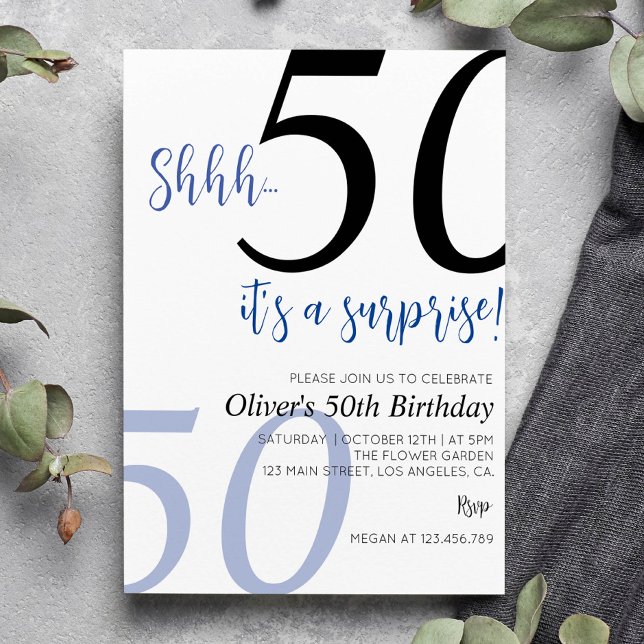 Surprise Birthday Invitation Any Age (Creator Uploaded)