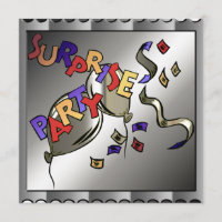 Surprise Birthday Party Invitations