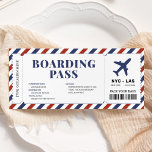 Surprise Boarding Pass Plane Gift Ticket Template<br><div class="desc">Surprise Boarding Pass Plane Gift Ticket Template.</div>