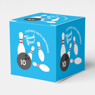 Surprise bowling Birthday party favour box for kid