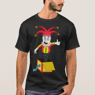 Surprise box with a clown T-Shirt