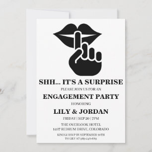 surprise engagement party invitations